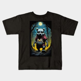 Zombie Winnie the Pooh 1 Kids T-Shirt